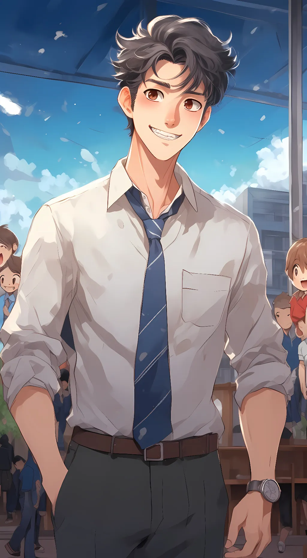 ai character: Eli Brooke background