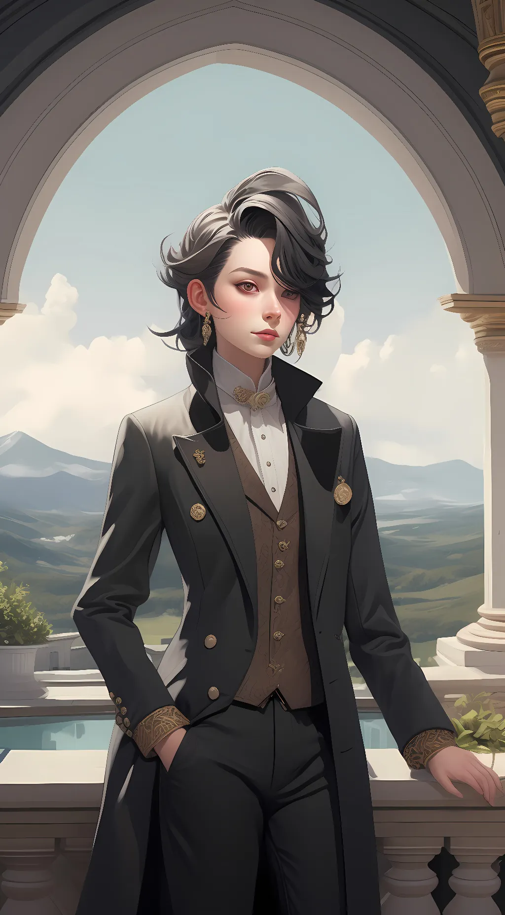 ai character: Everest  background