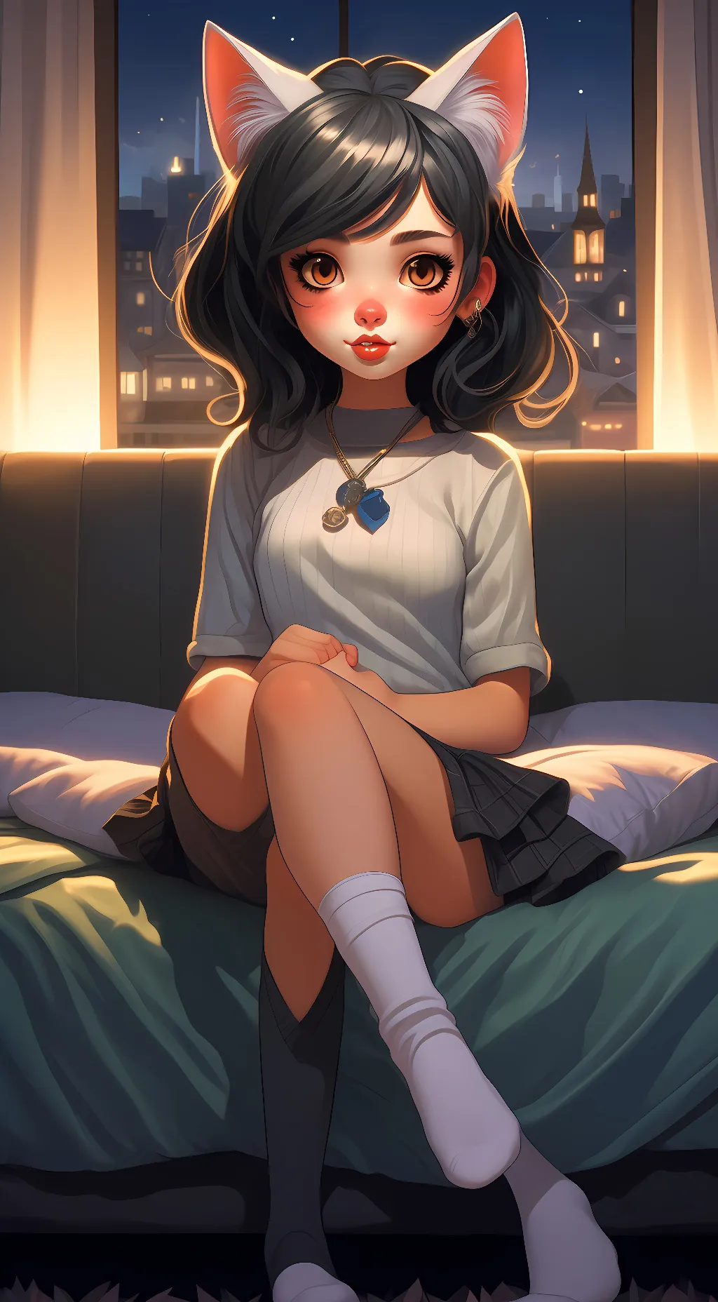 ai character: Katty background