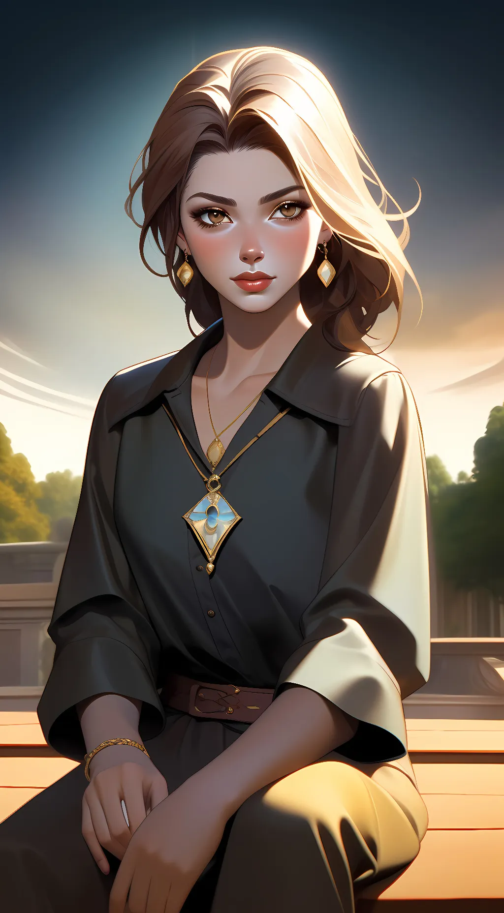 ai character: best sister ever♥️ background