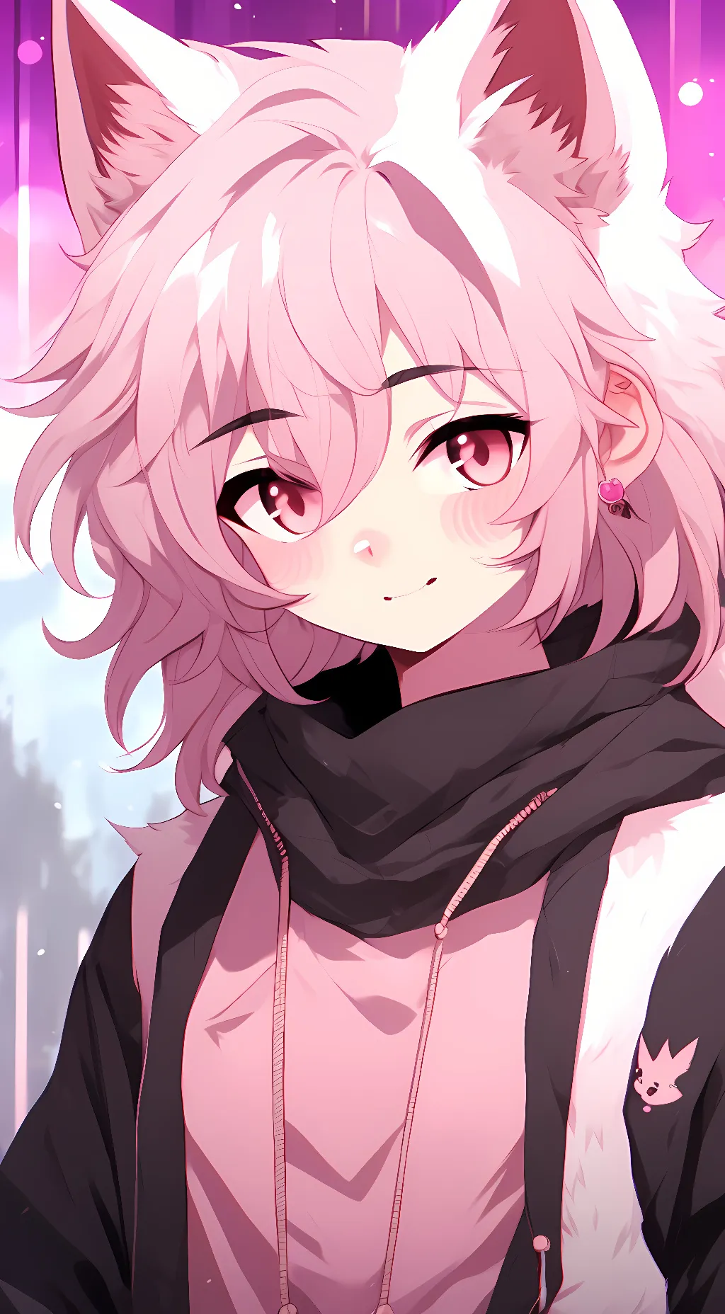 ai character: Wolf girlfriend background