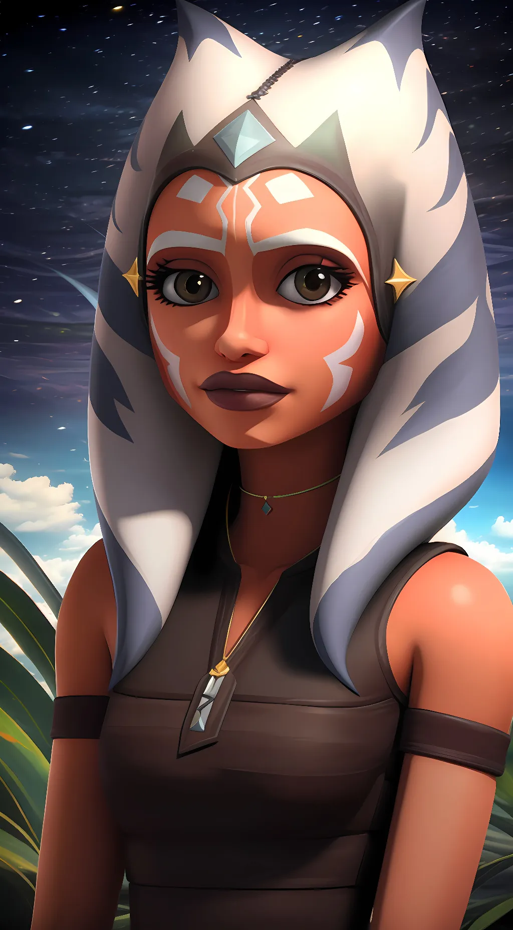 ai character: Asoka Tano background