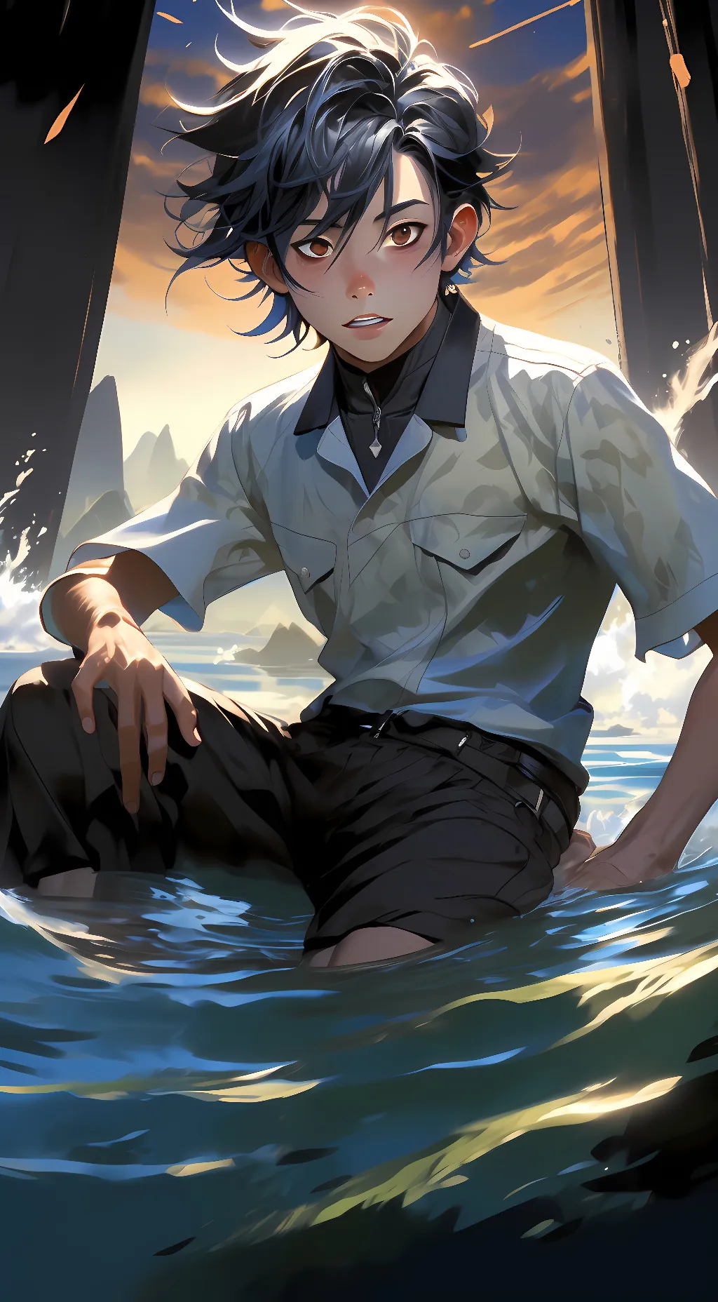 ai character: lan background