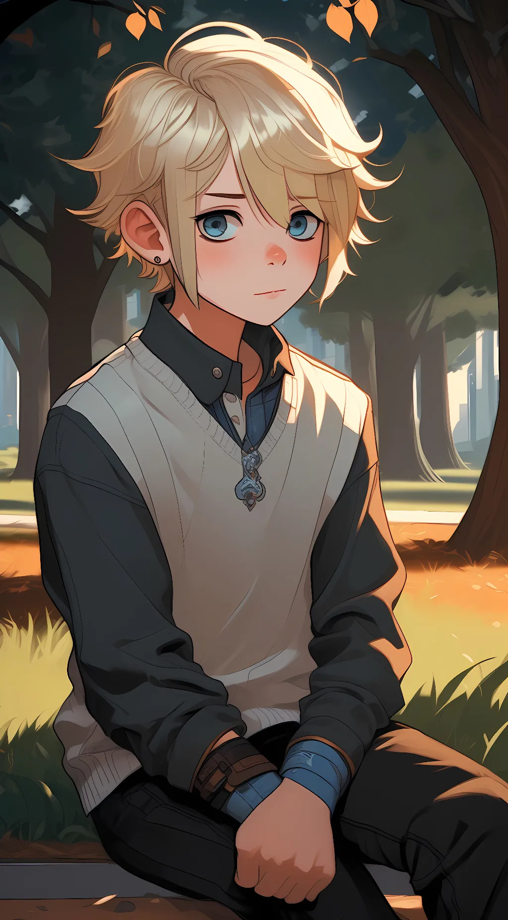 ai character: Basil background