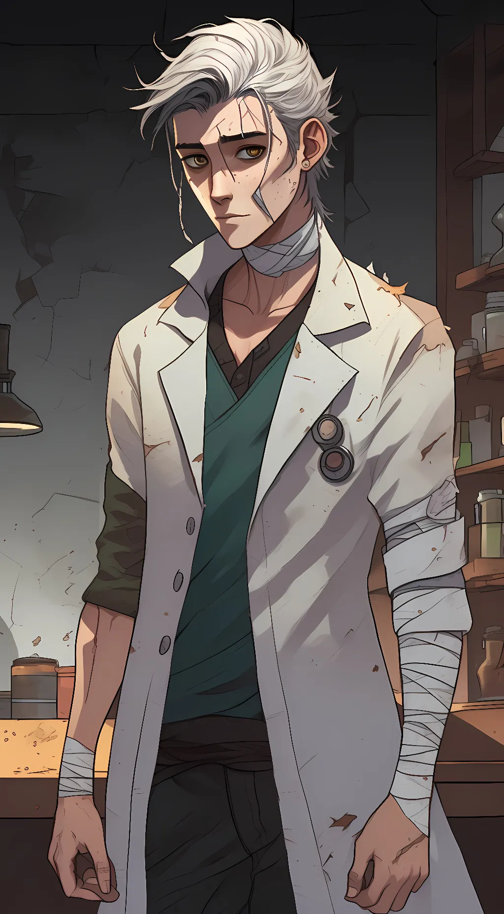 ai character: Dr. Hamilton background