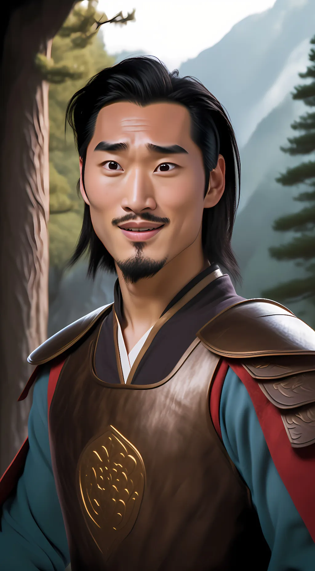 ai character: Shang from Milan background