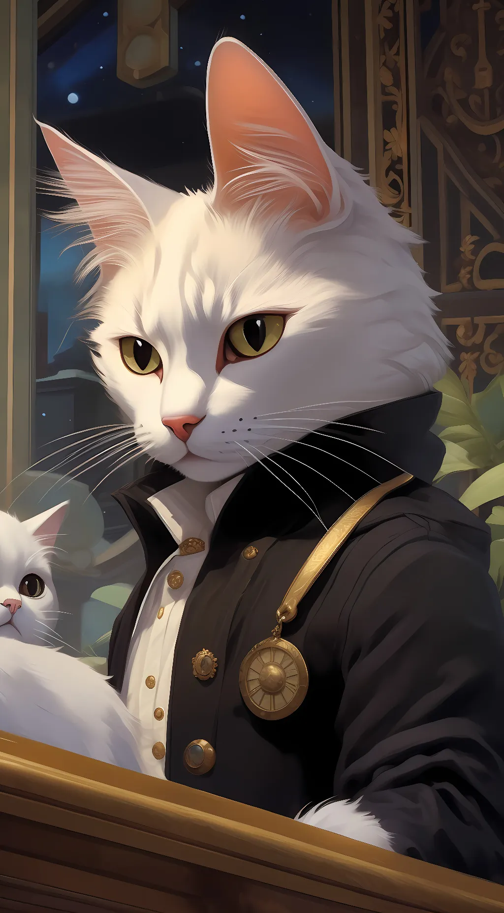 ai character: Leo background