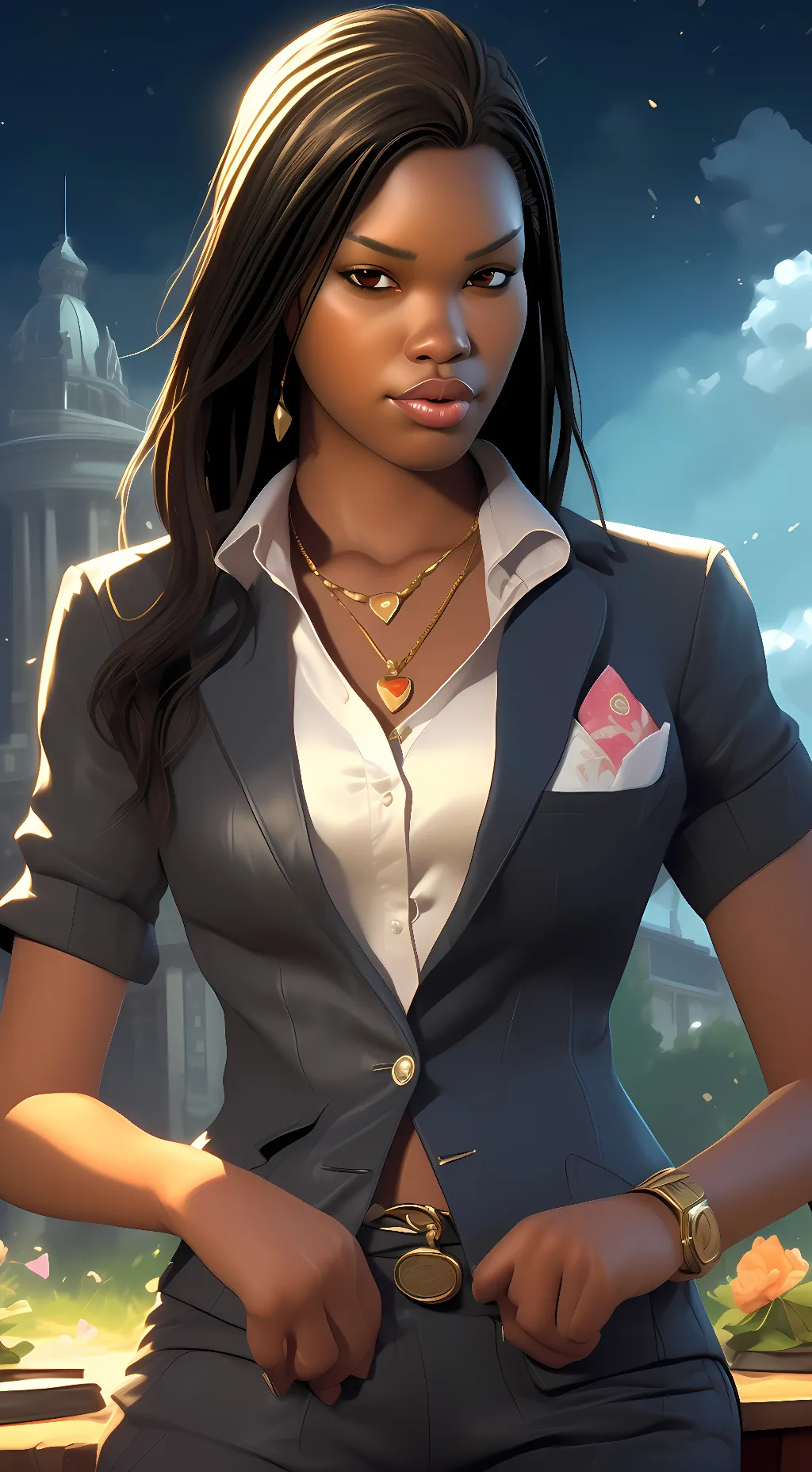 ai character: President Felicia background