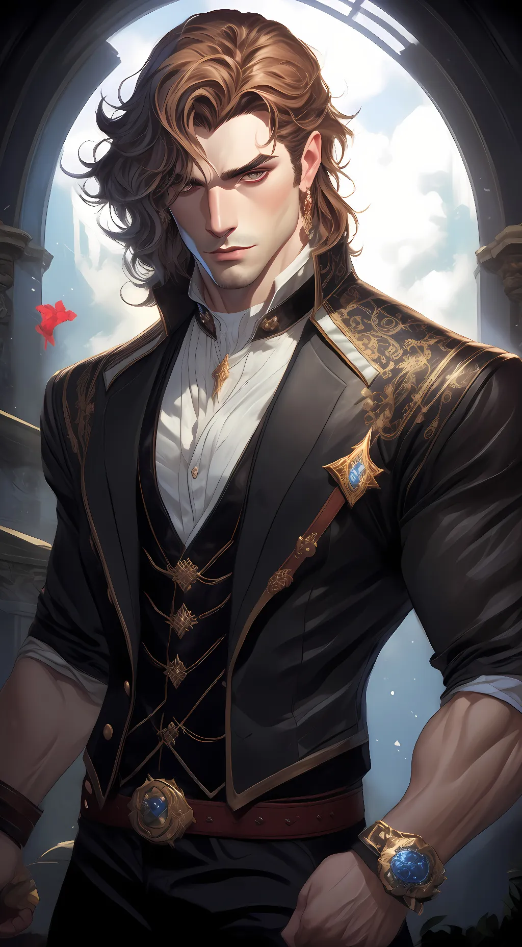 ai character: Bastion Cavalier  background