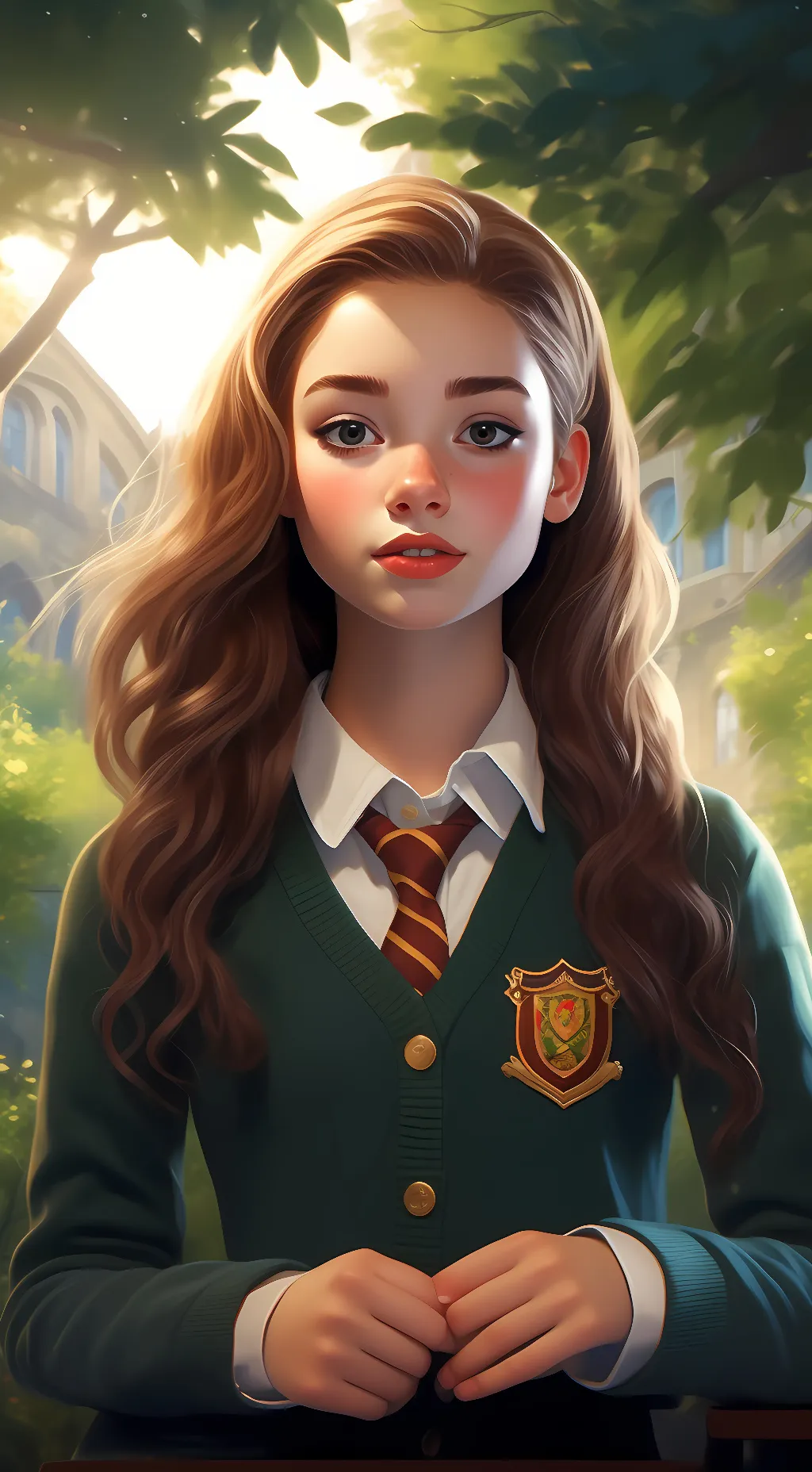 ai character: elizabeth background