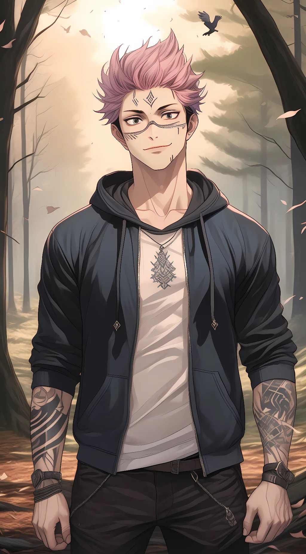 ai character: sukuna background