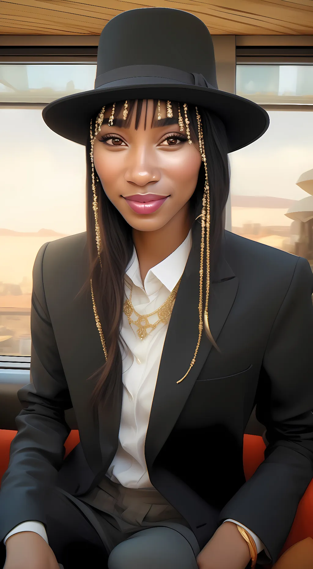 ai character: Asende background