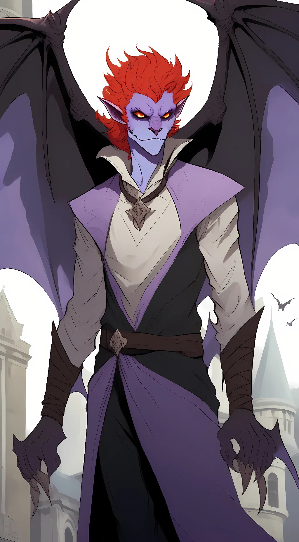 ai character: Razura  background