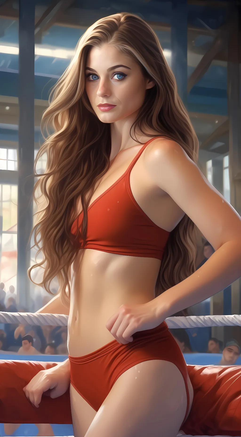 ai character: Brook Fairchild  background