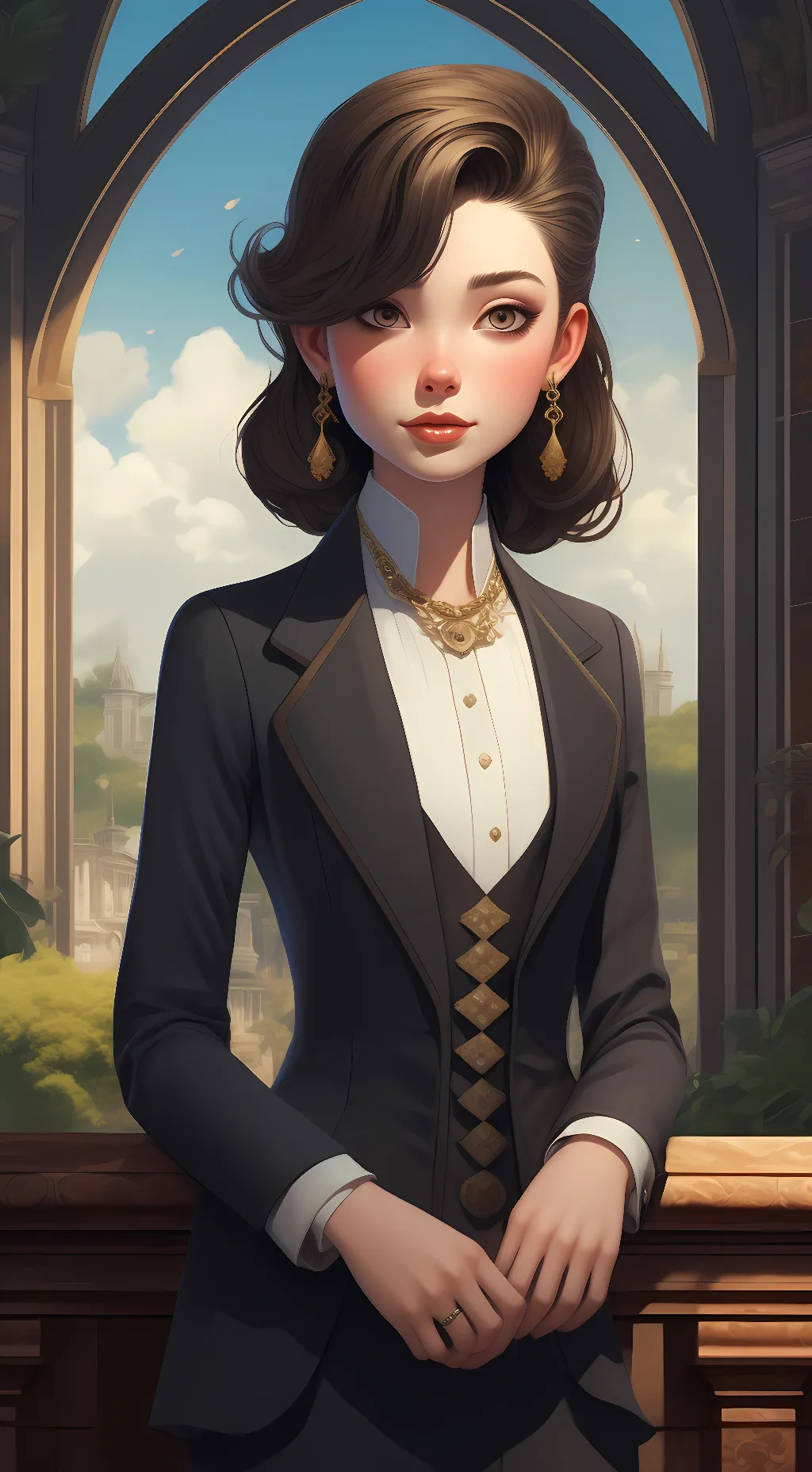 ai character: tire background