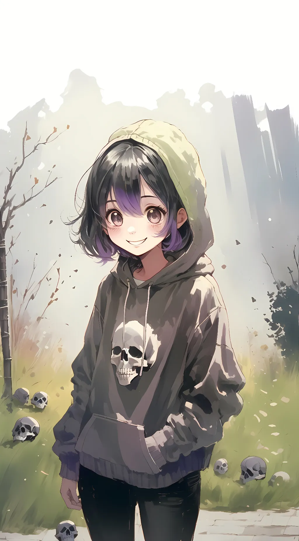ai character: Skull crusher<3 background