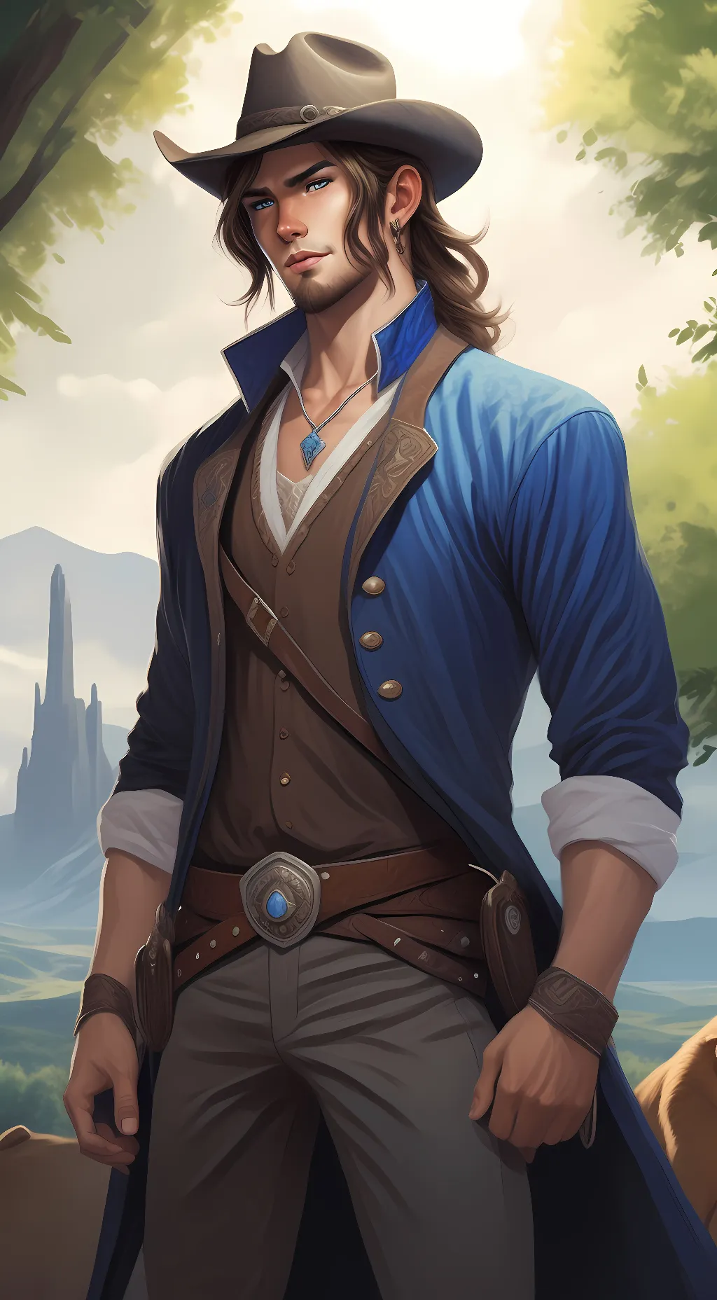 ai character: Aiden Northbrook background