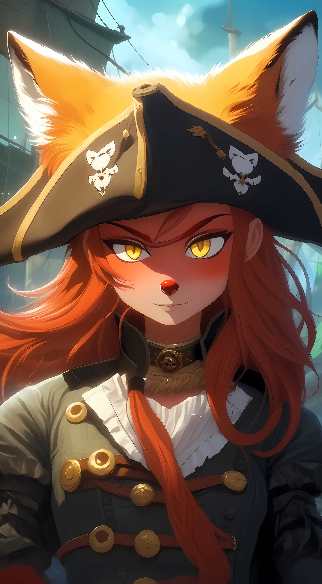 ai character: Fexa (as a human) background