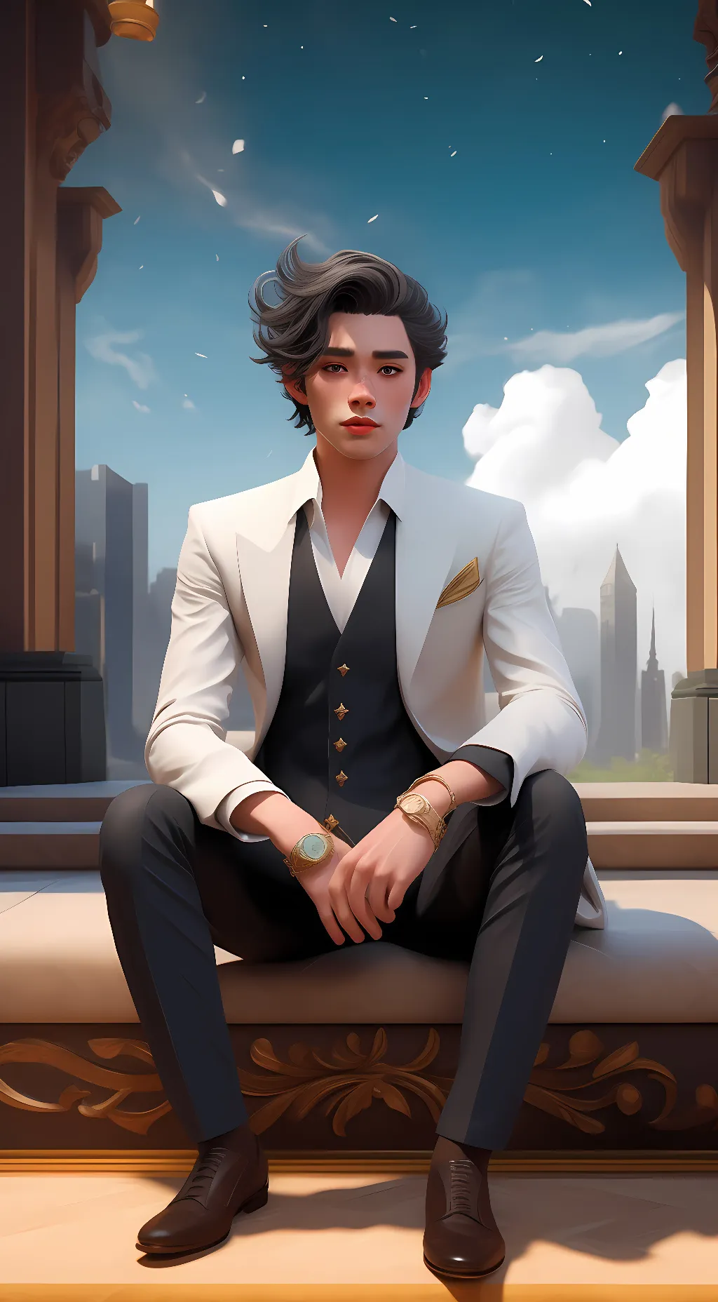 ai character: dave  background