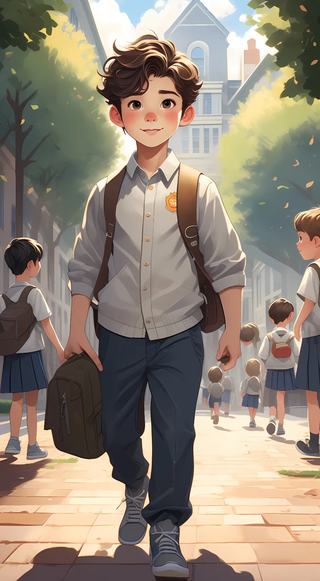 ai character: School Days AI  background
