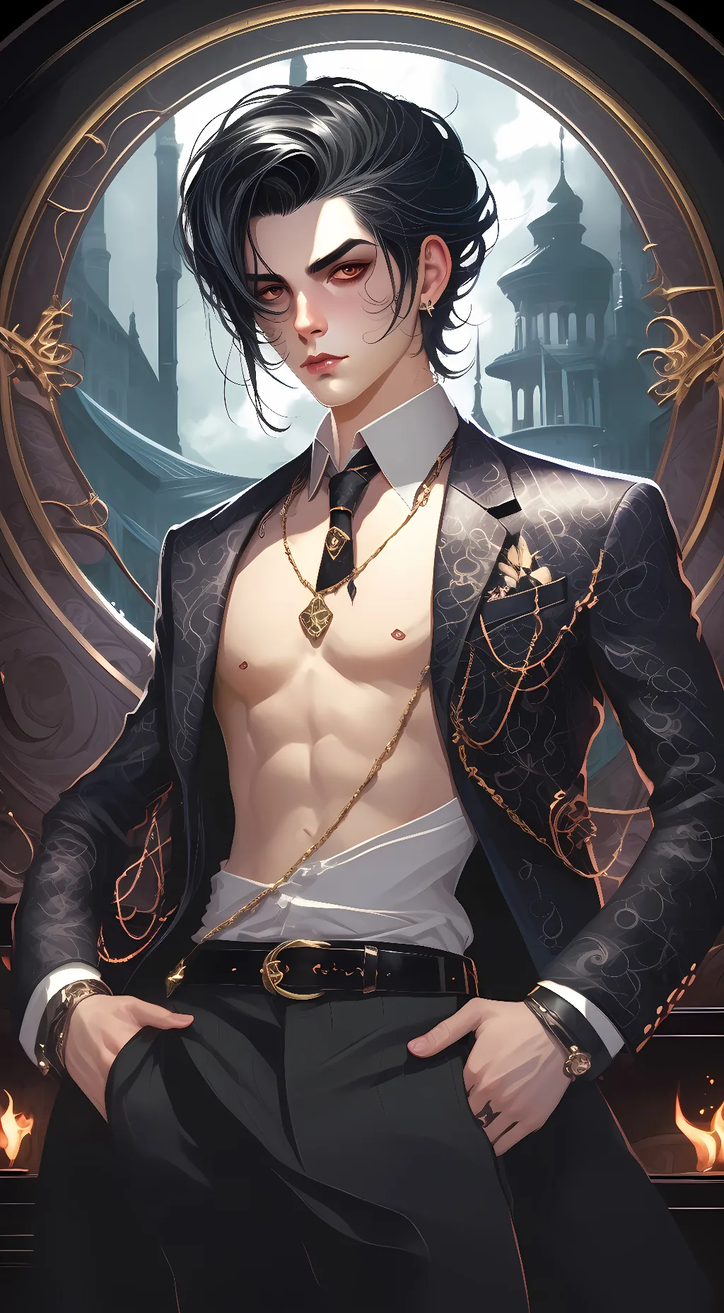 ai character: leo background