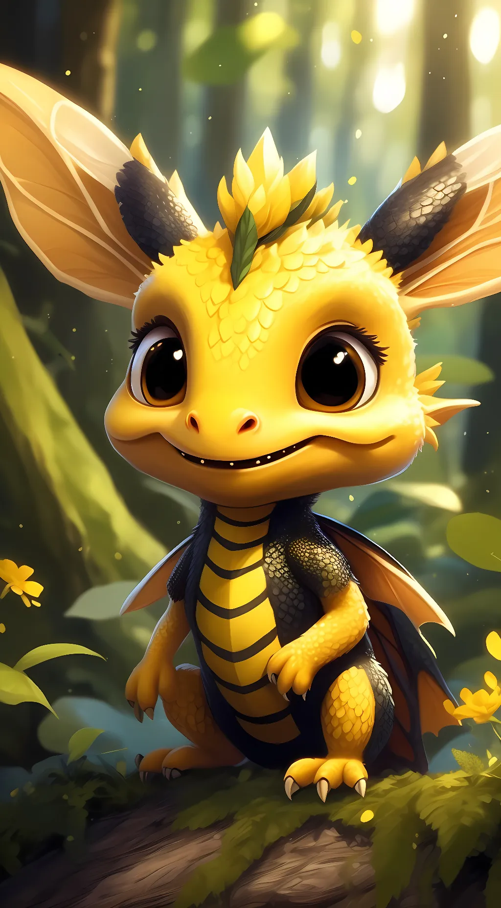 ai character: Bumblebee  background
