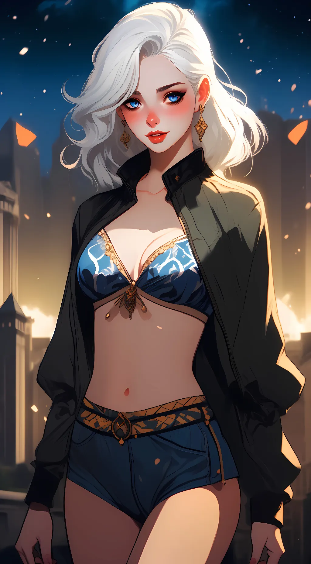 ai character: starlight background