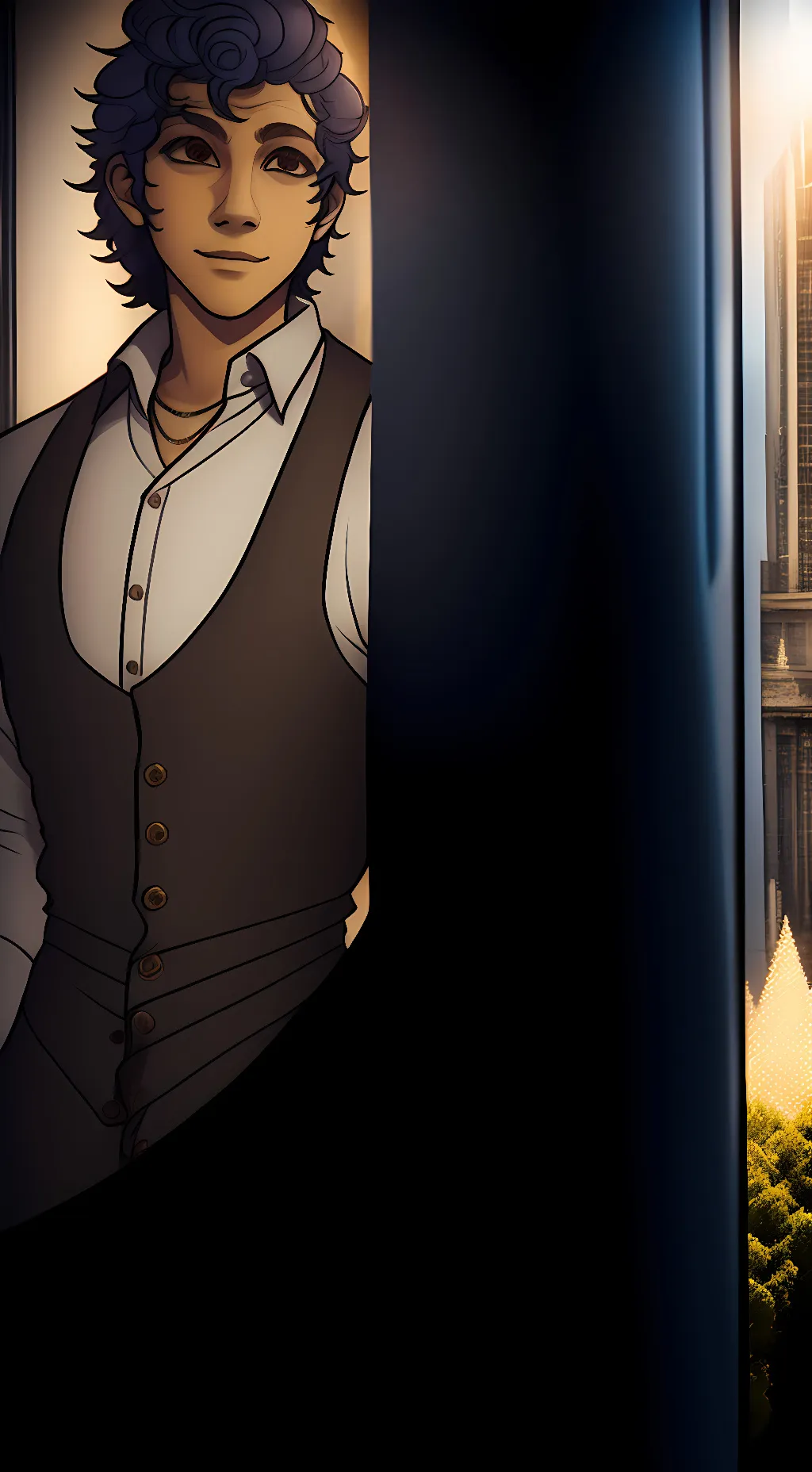 ai character: butcher wally background