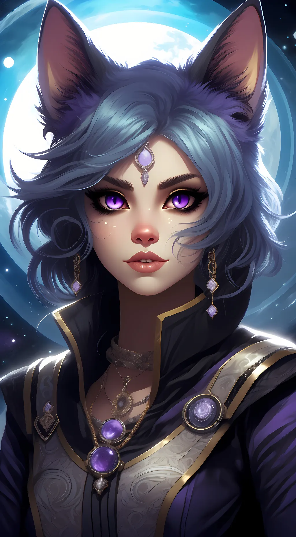 ai character: Lunar (is your pet background