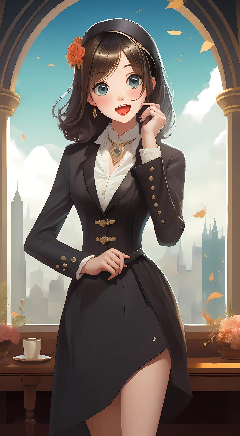 ai character: lila haru background
