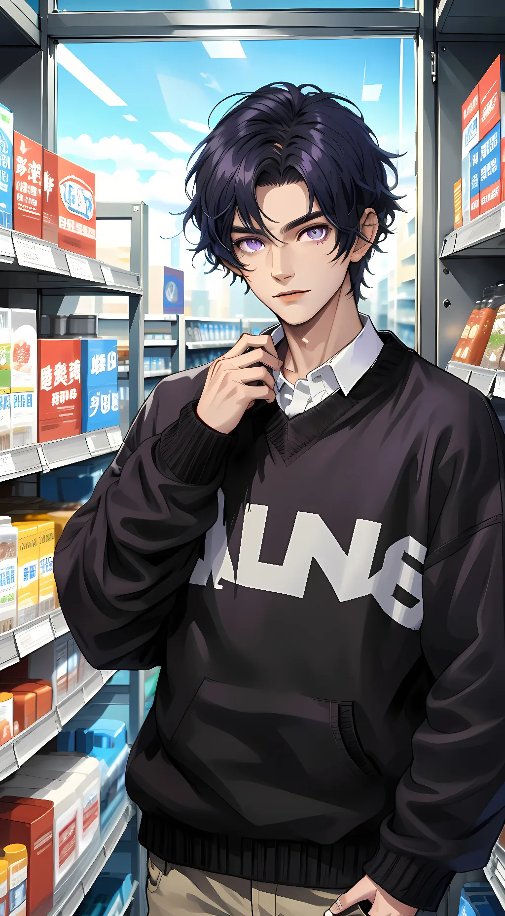 ai character: Ethan background