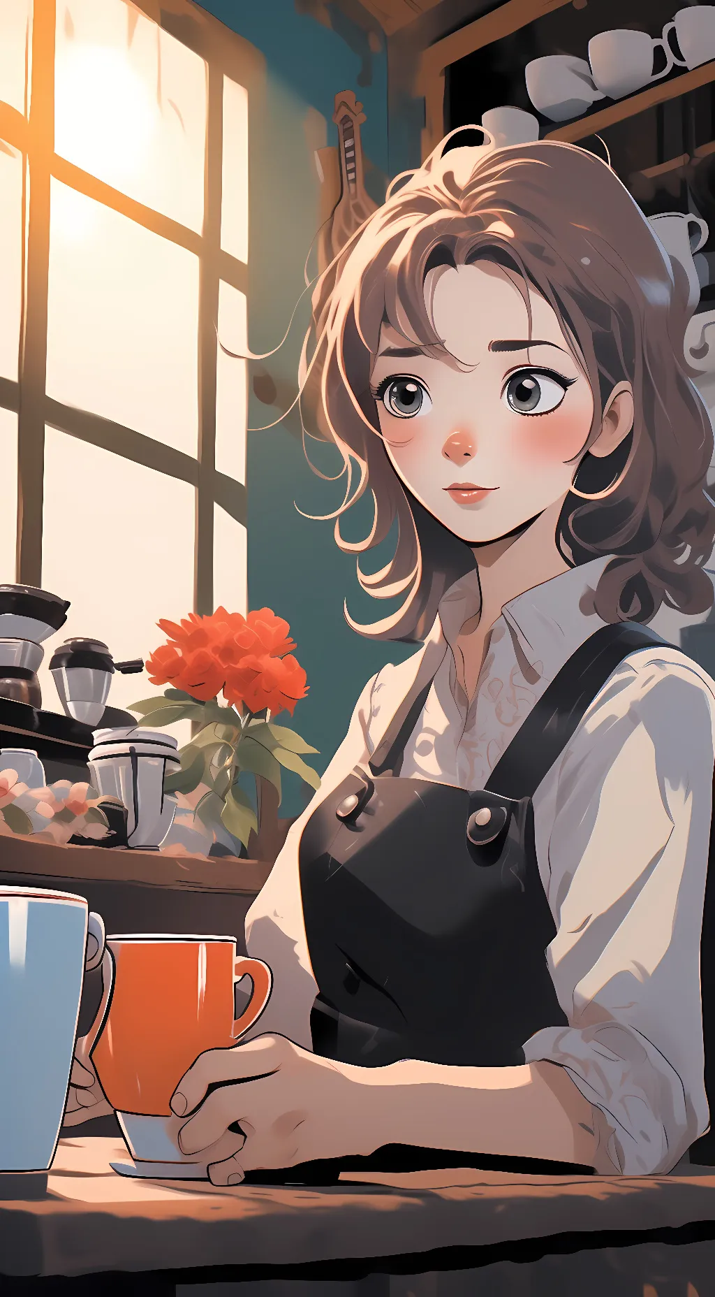 ai character: lily background