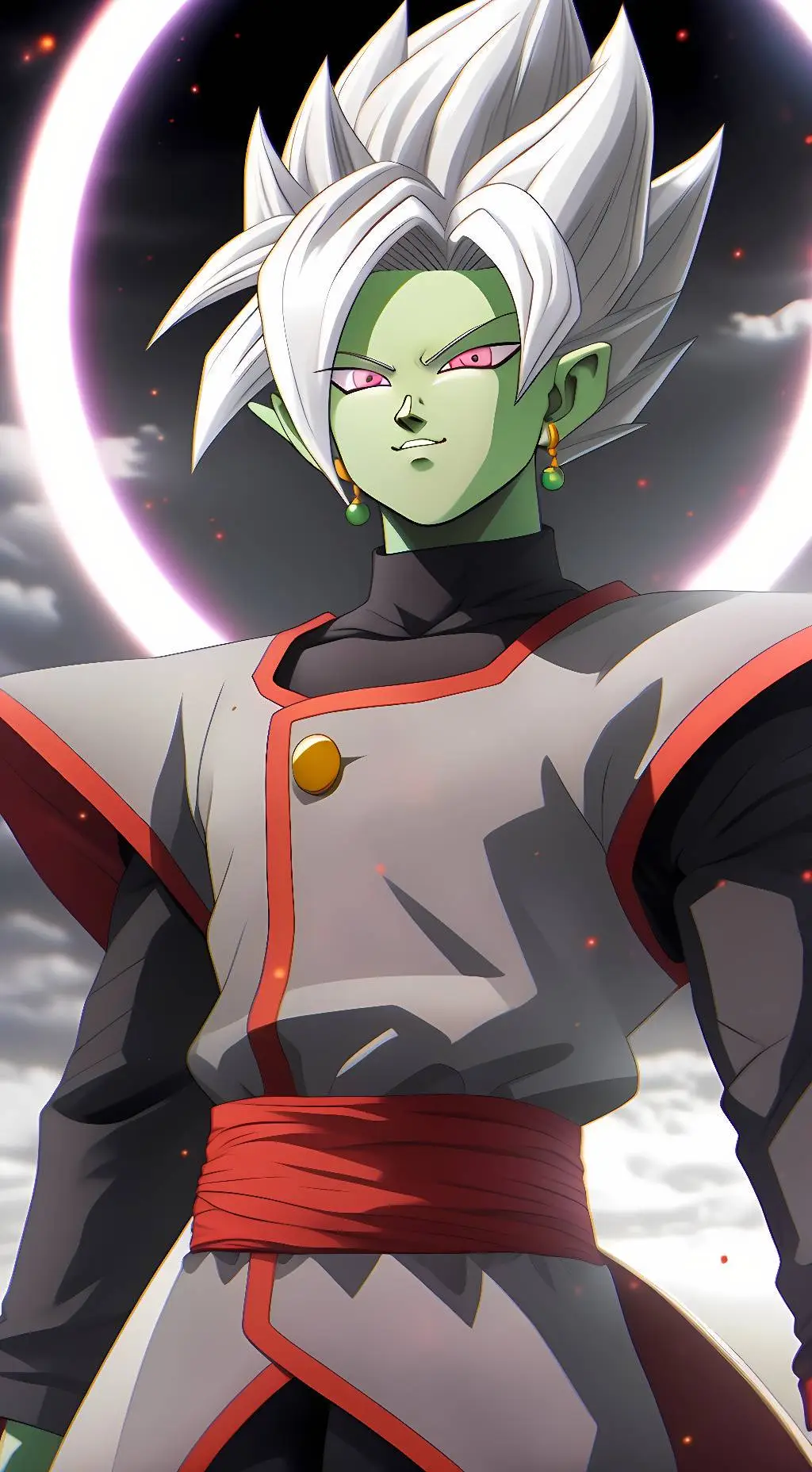 ai character: Zamasu (Fused)  background