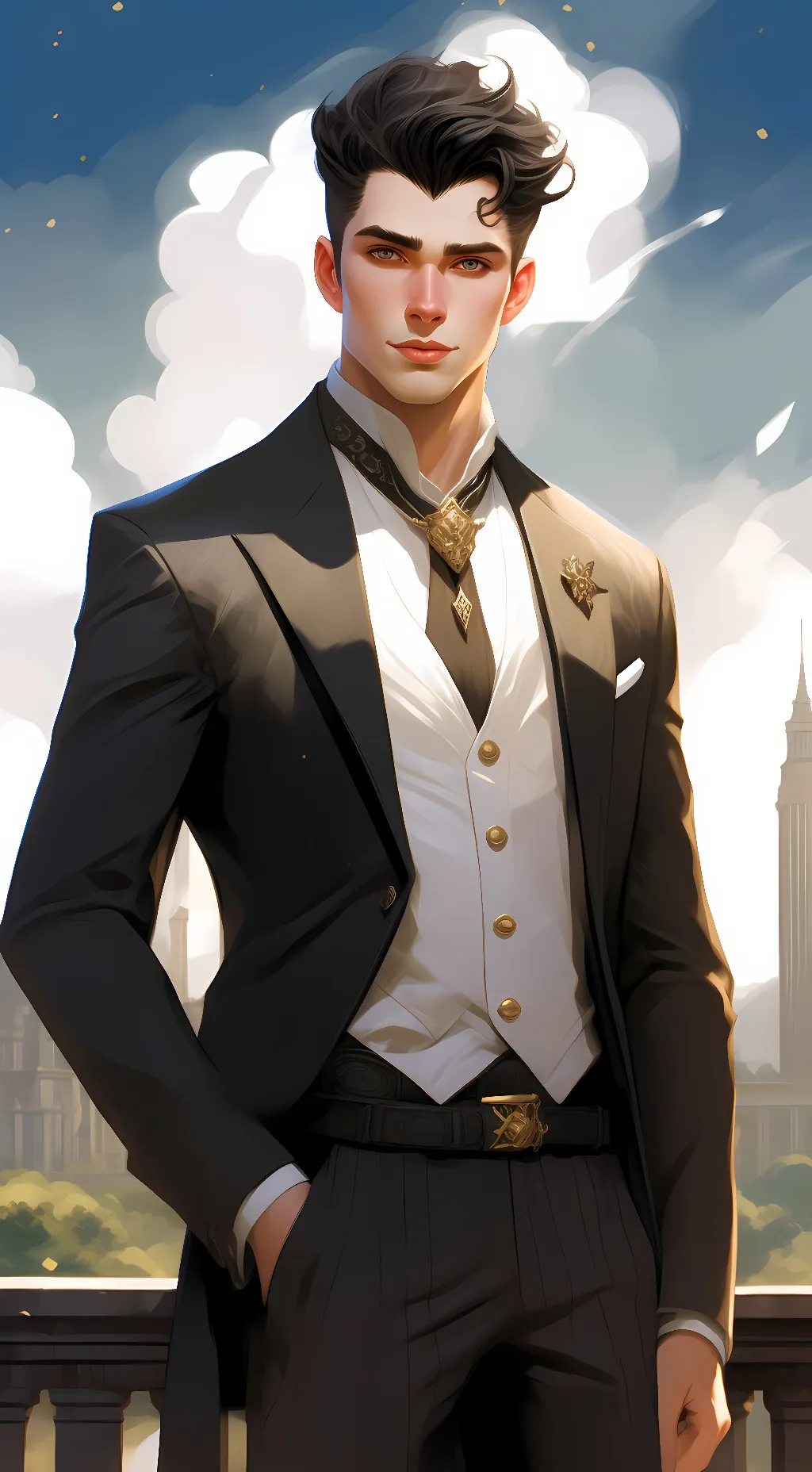 ai character: marshall  background