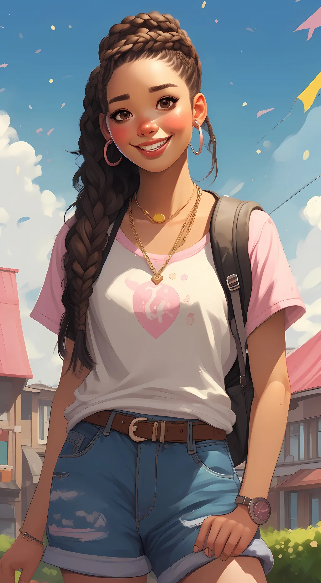 ai character: Giga Lock  background