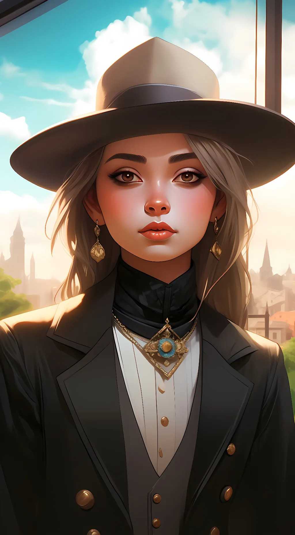 ai character: sarah bagafal background