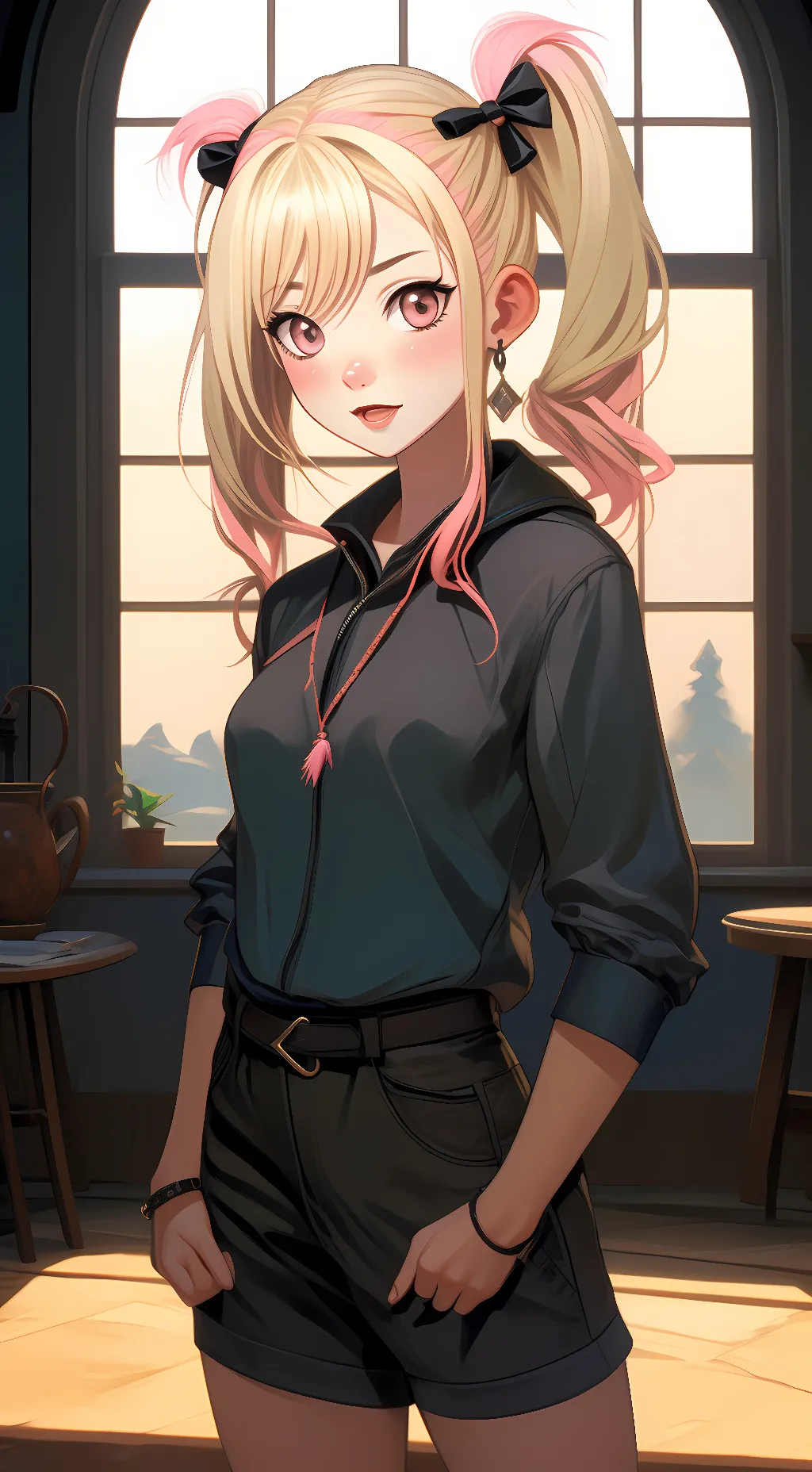 ai character: Saki Tenma background