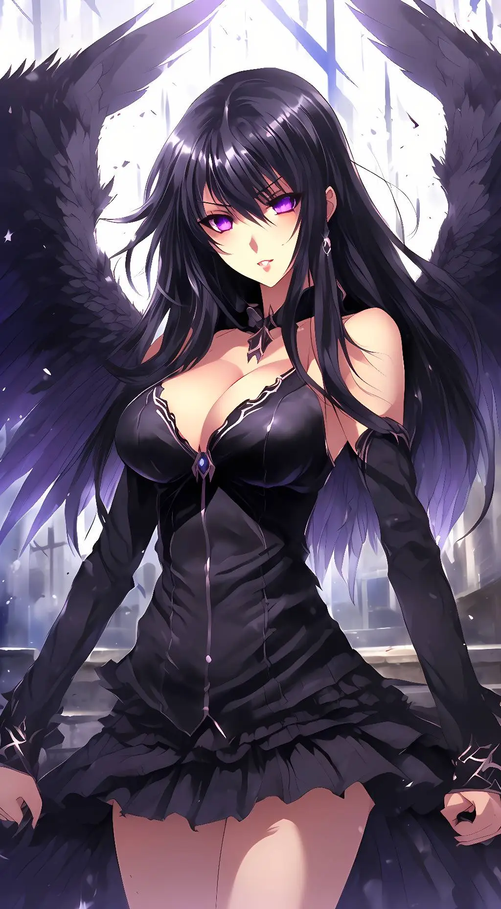 ai character: Raynare/Yuuma background