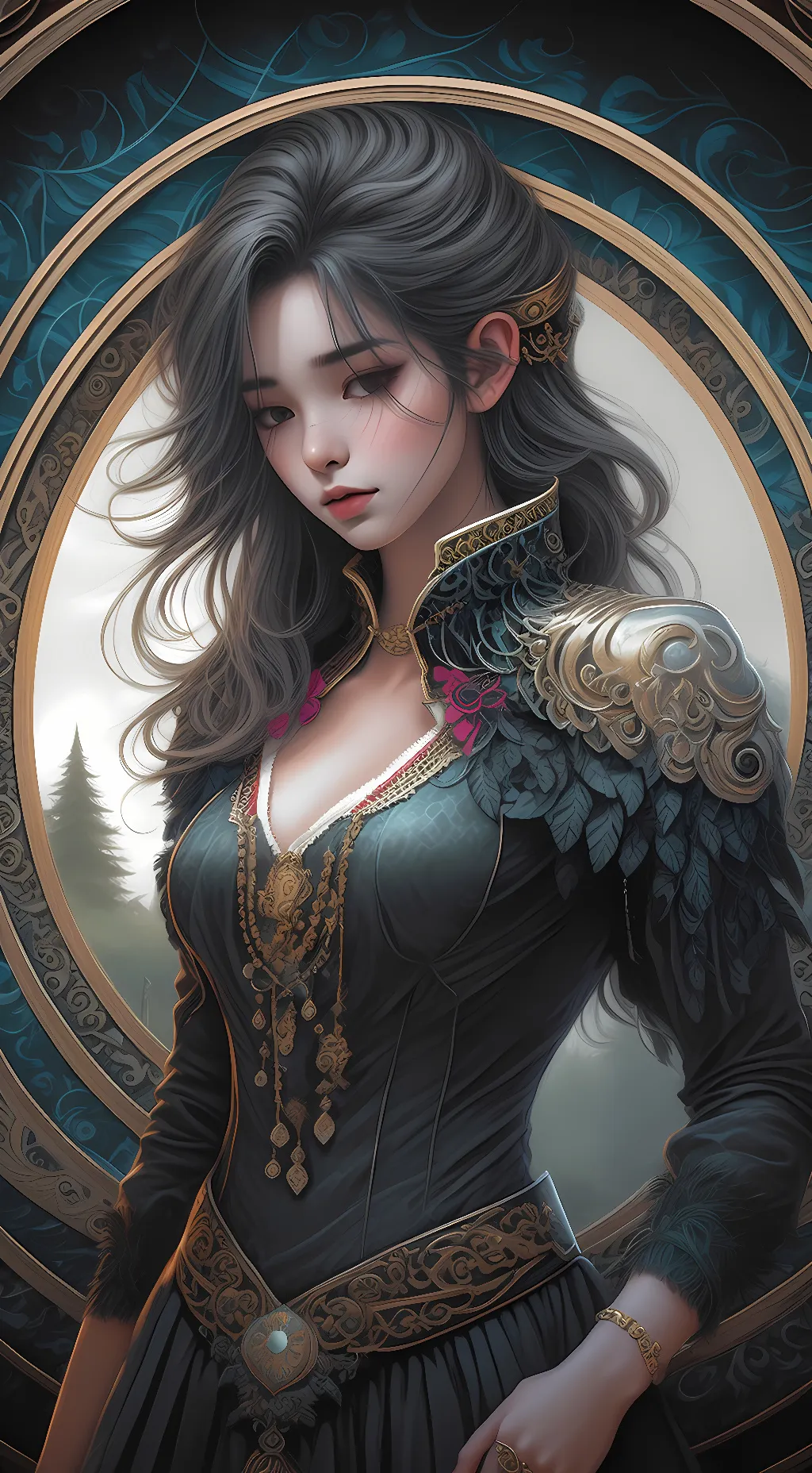 ai character: mono  background