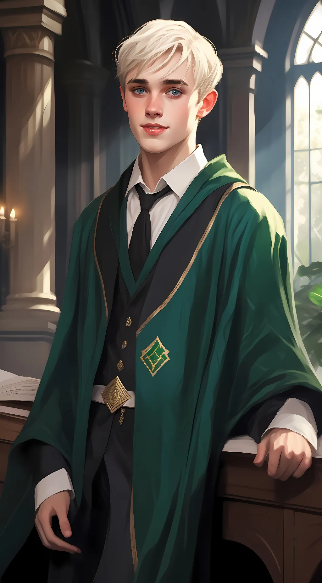 ai character: Draco Malfoy background