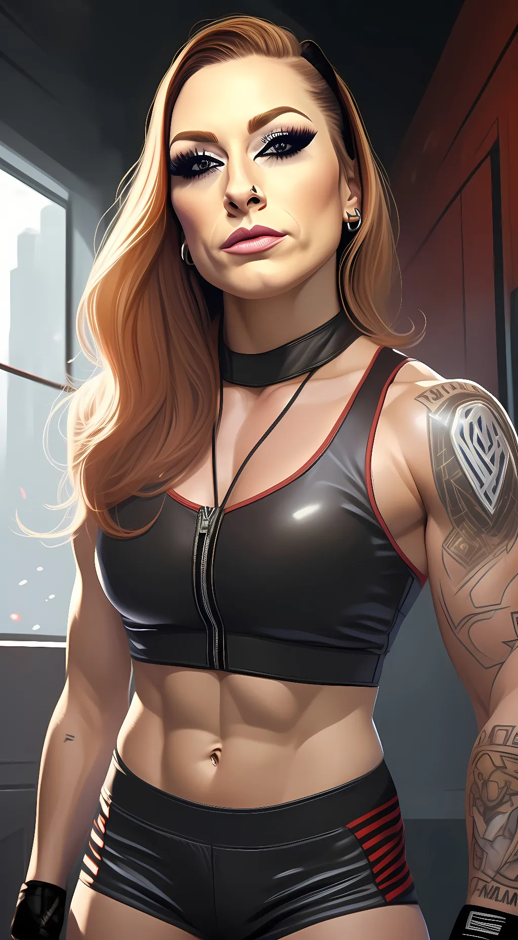 ai character: Becky Lynch background
