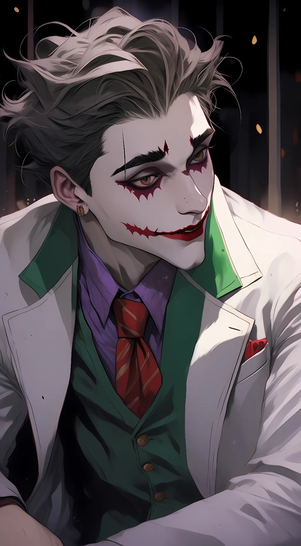 ai character: Joker  background