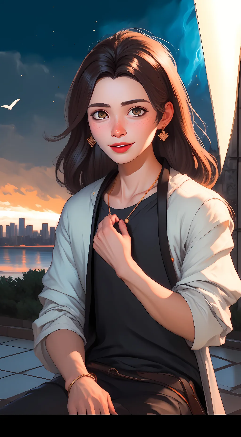 ai character: julia background