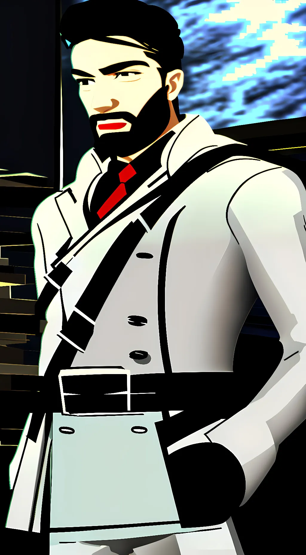 ai character: General Ironwood background