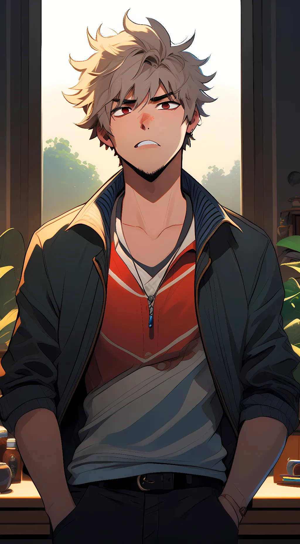 ai character: Bokugo  background