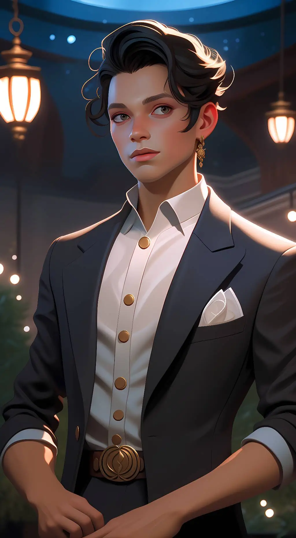ai character: Keaton background