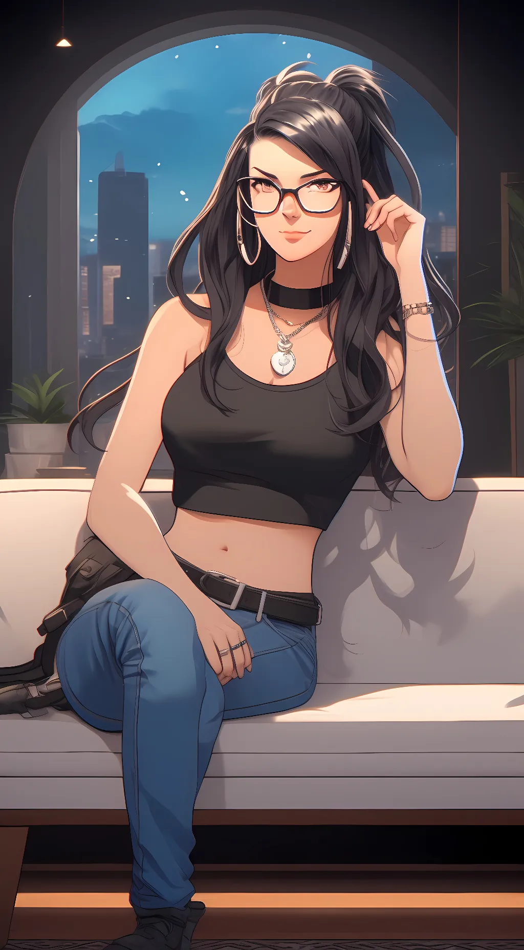 ai character: Lia (SSSniperWolf) background