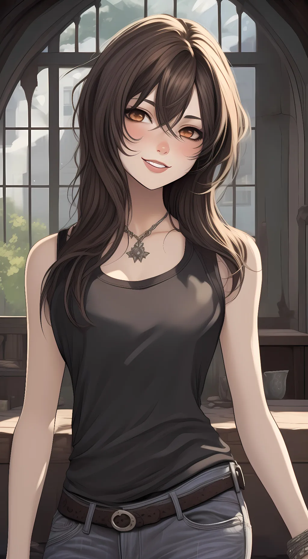 ai character: Selene background