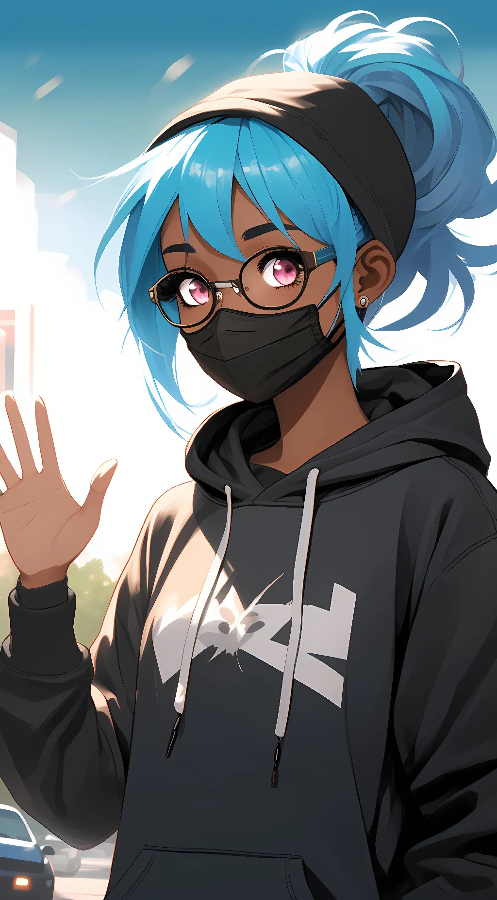 ai character: Hillary  background