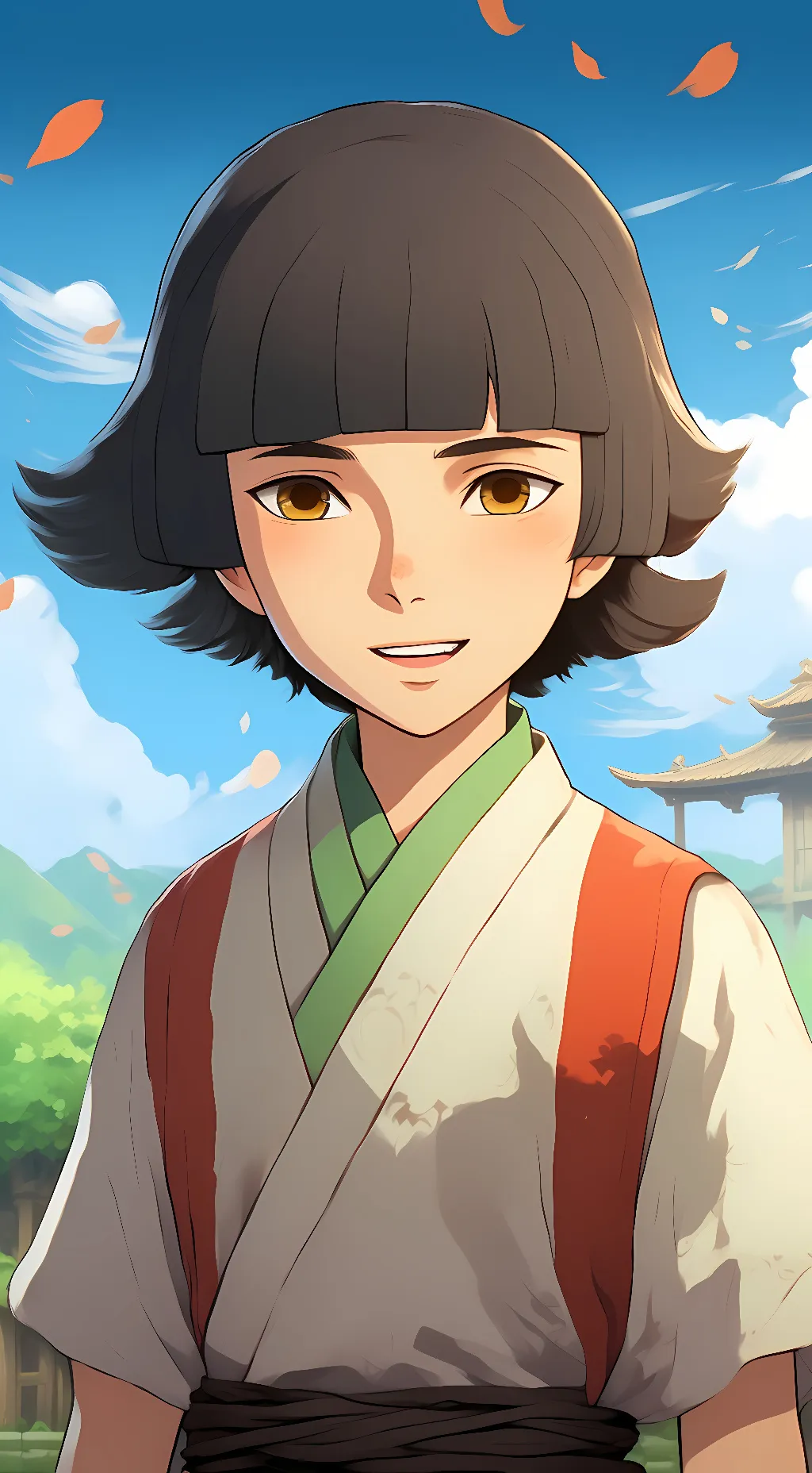 ai character: Haku background